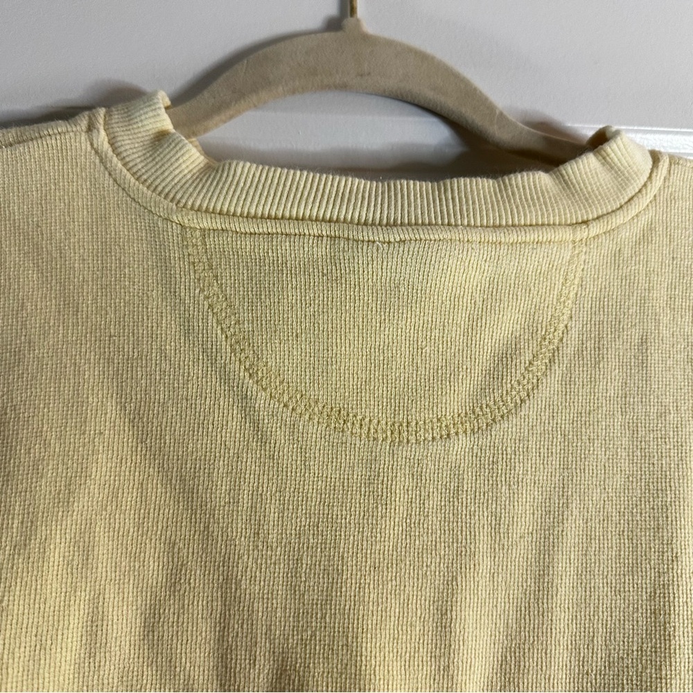 Vtg Disney Winnie the Pooh Embroidered Yellow Long Sleeve Henley XXL Made in USA - Picture 12 of 13